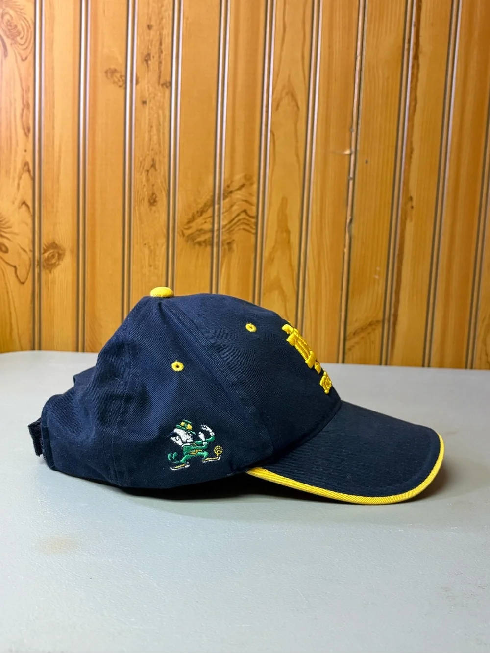 Signature Navy and Gold Irish  Baseball Cap